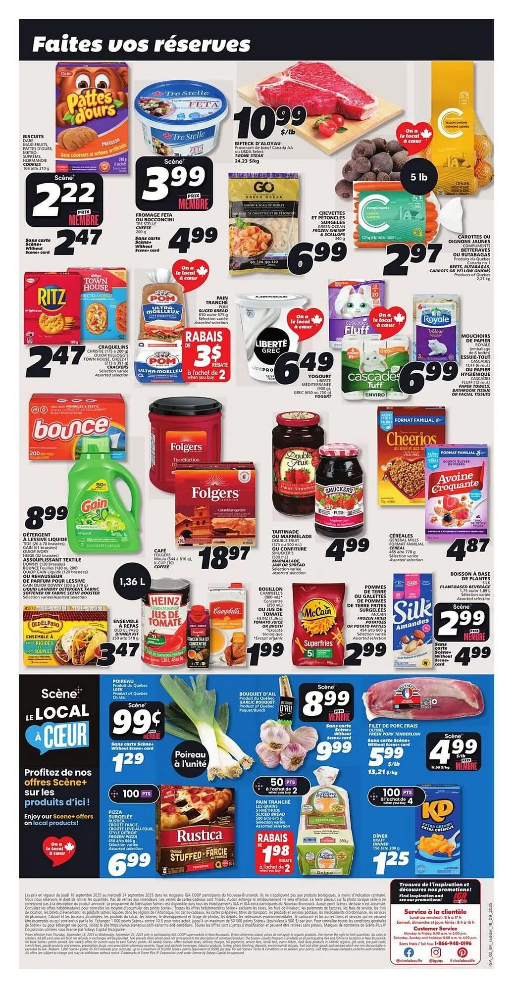 IGA flyer from September 18 to September 24 2025 - flyer page 2