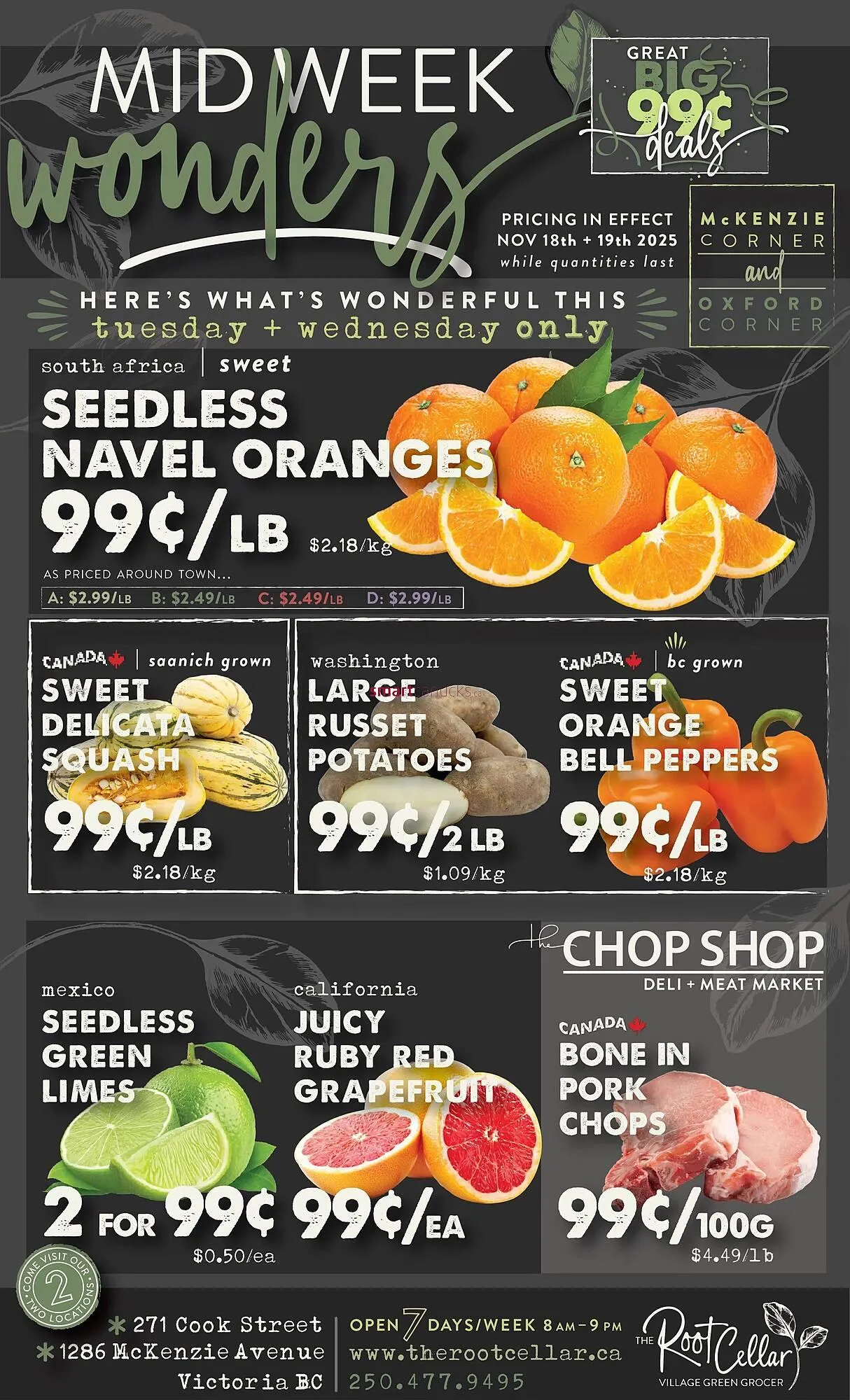 The Root Cellar flyer from November 20 to November 26 2025 - flyer page 1