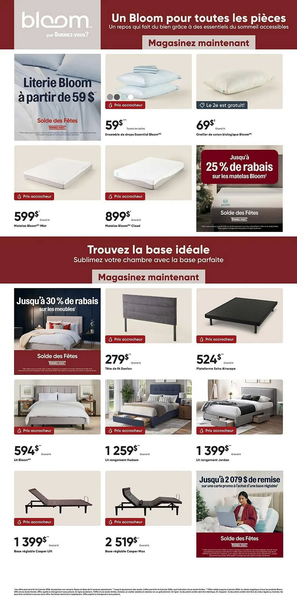 Dormez Vous flyer from December 29 to January 6 2026 - flyer page 4