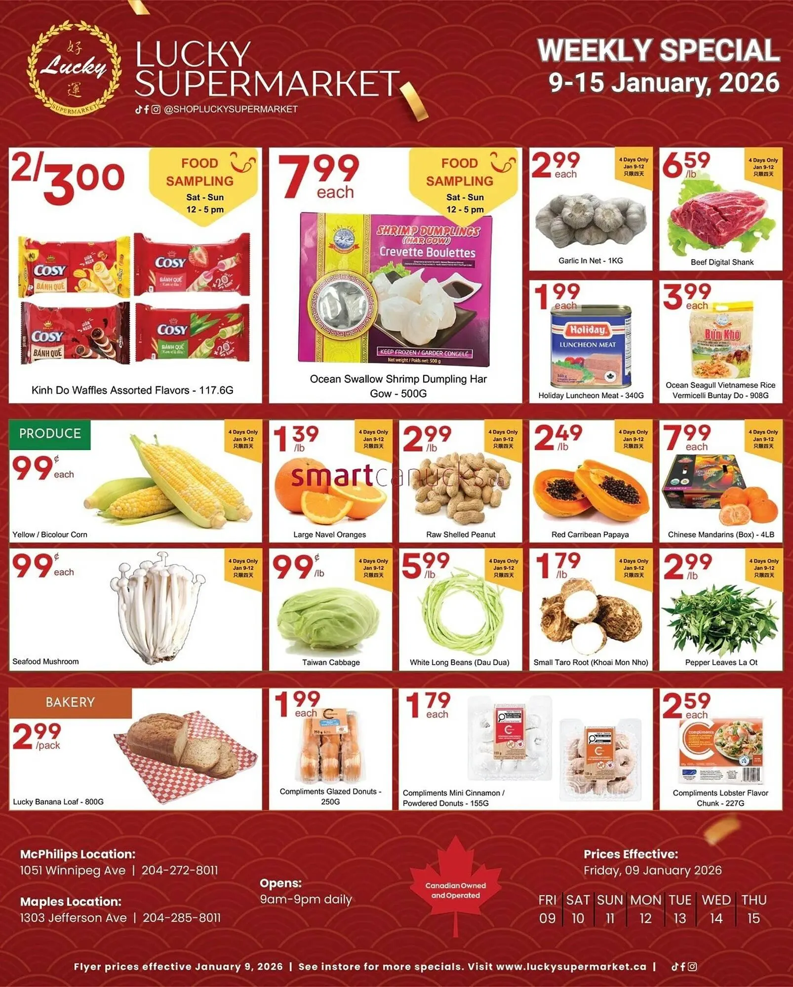 Lucky Supermarket flyer from January 9 to January 15 2026 - flyer page 1