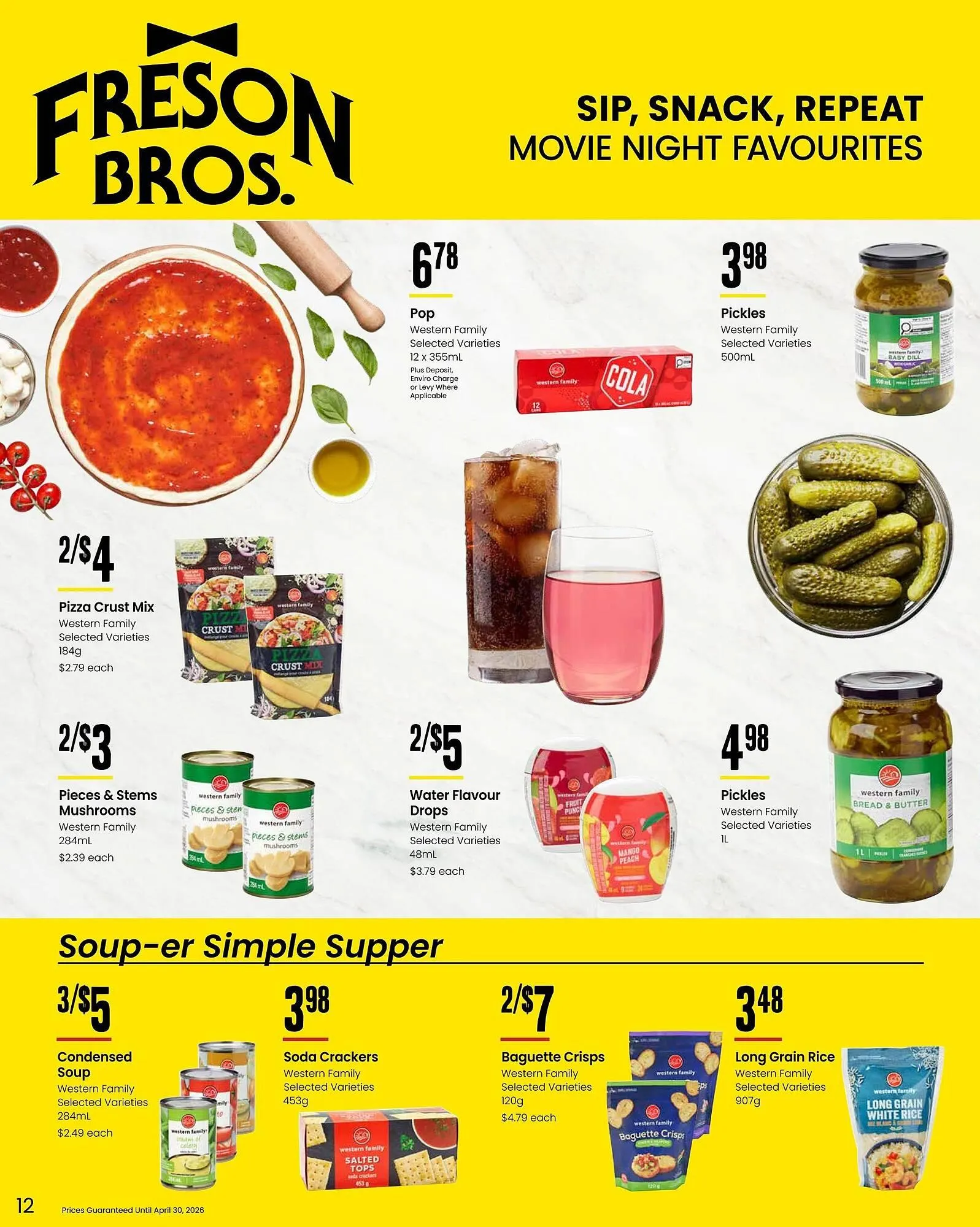 Freson Bros flyer from February 27 to April 30 2026 - flyer page 12