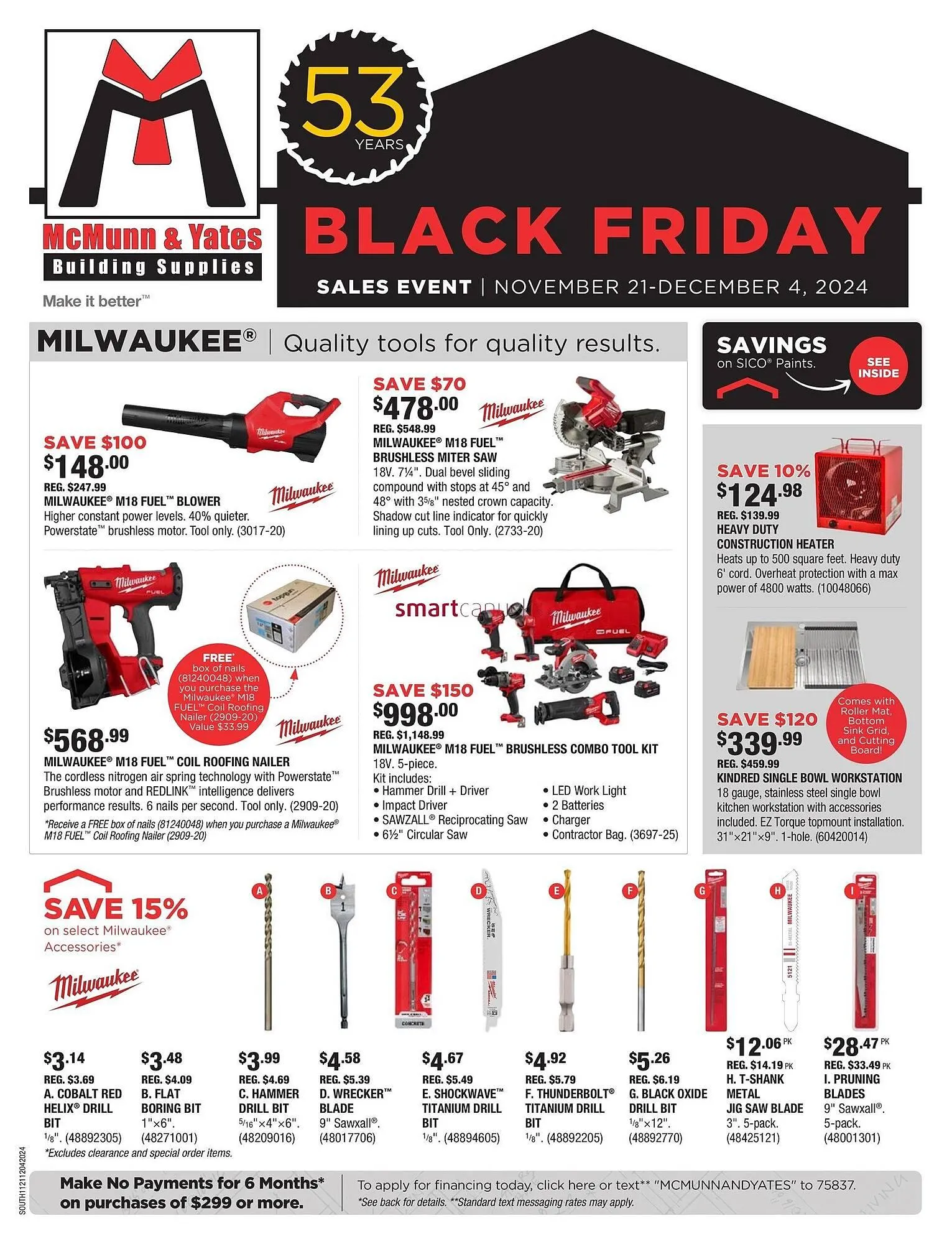 McMunn & Yates Building Supplies flyer - 1