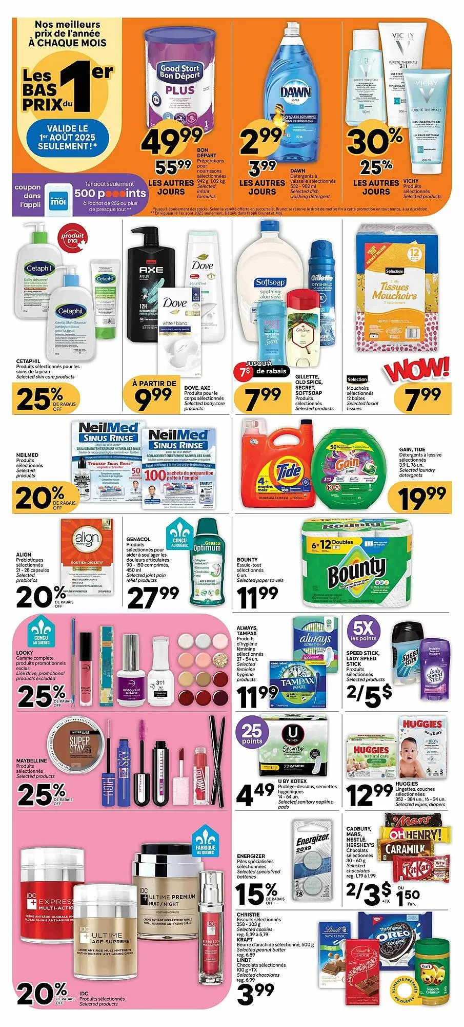 Brunet flyer from July 31 to August 7 2025 - flyer page 2