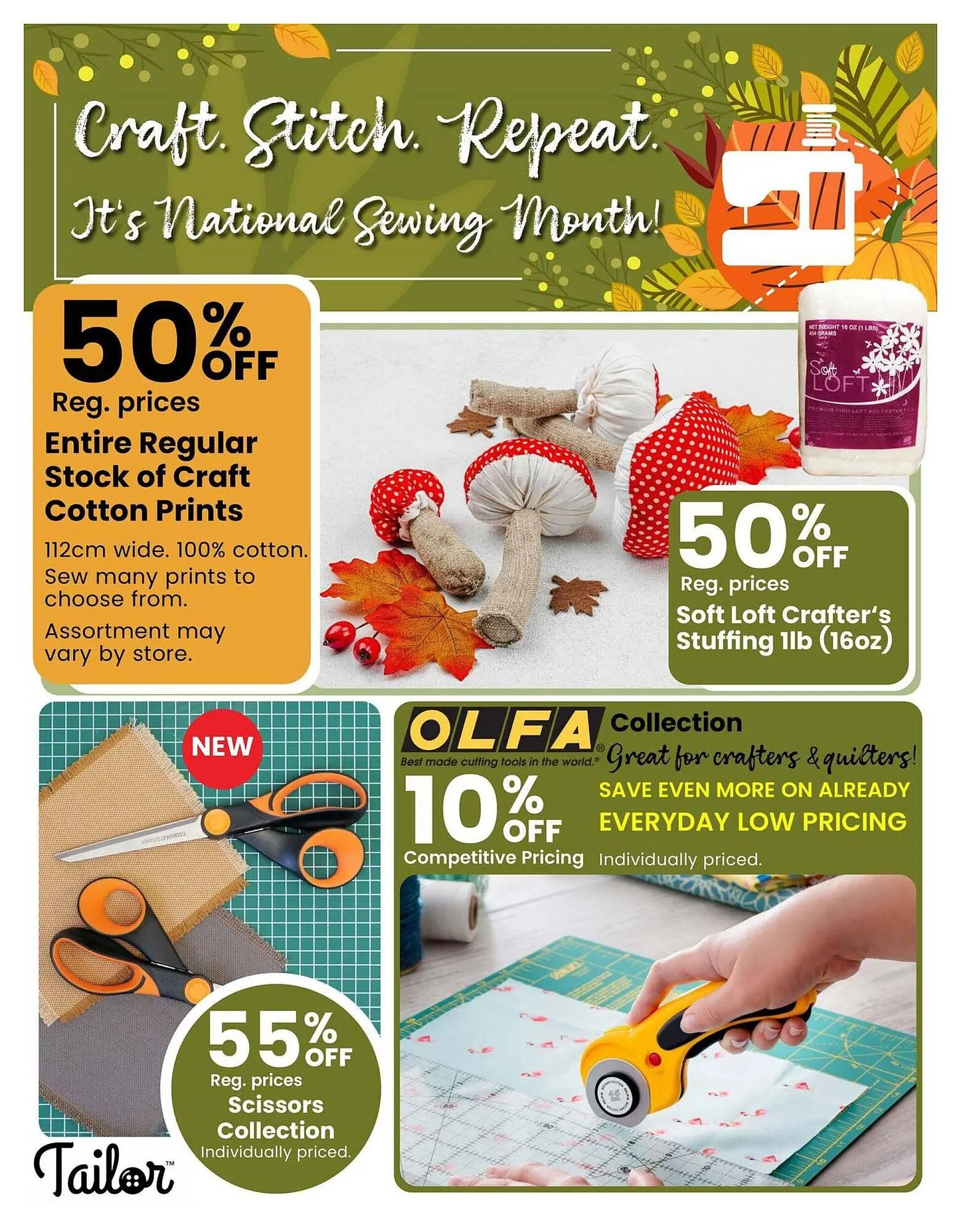 Fabricland flyer from September 2 to October 1 2025 - flyer page 7