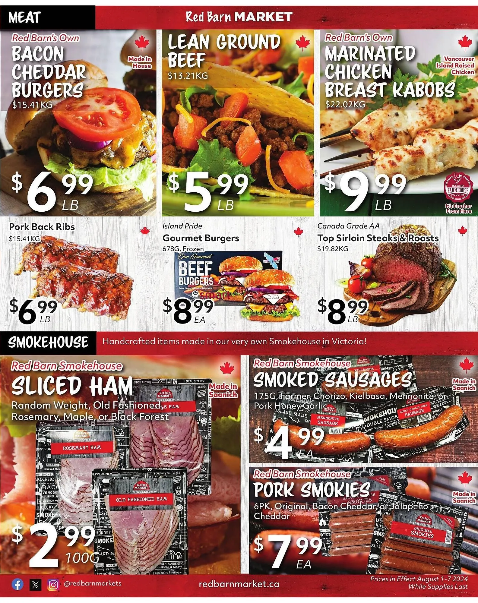 Red Barn Market flyer from August 1 to August 7 2024 - flyer page 4