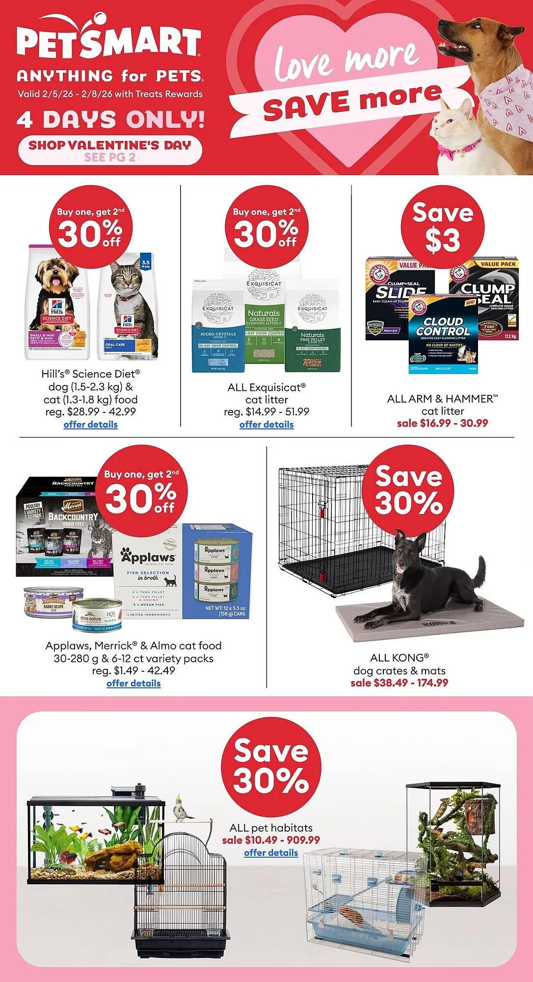 Petsmart flyer from February 5 to February 8 2026 - flyer page 1