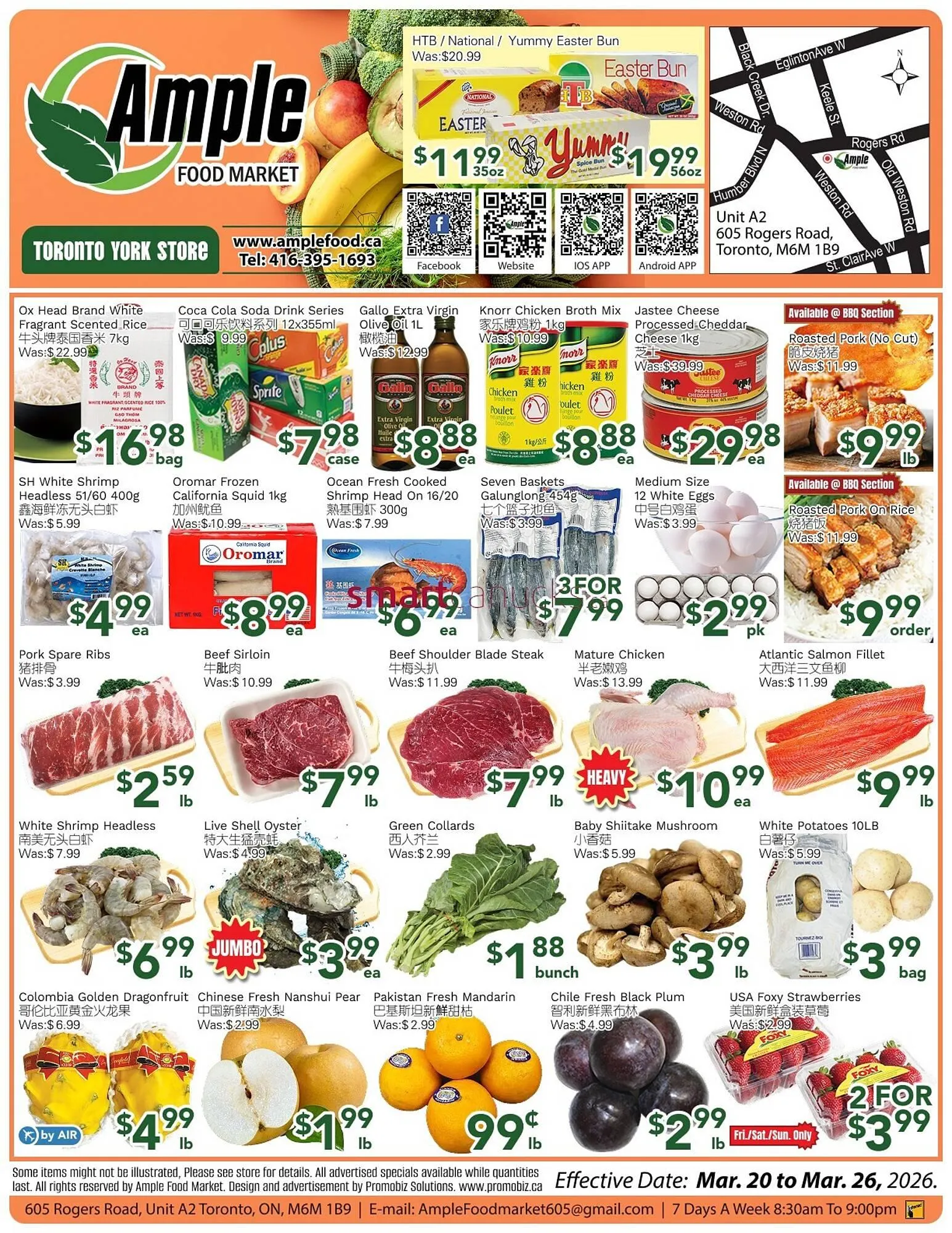 Ample Food Market flyer from March 20 to March 26 2026 - flyer page 1