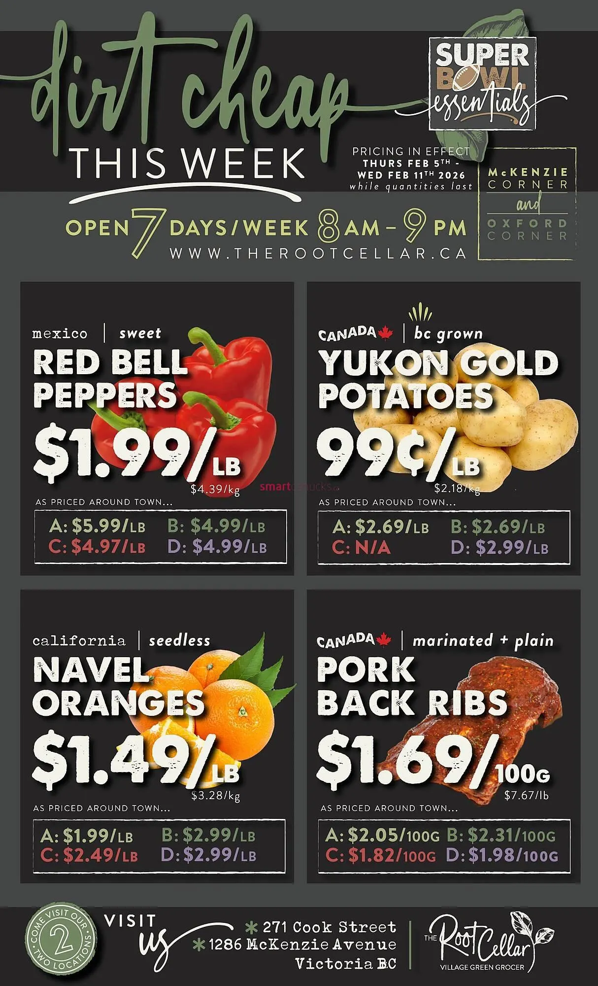 The Root Cellar flyer from February 5 to February 11 2026 - flyer page 1