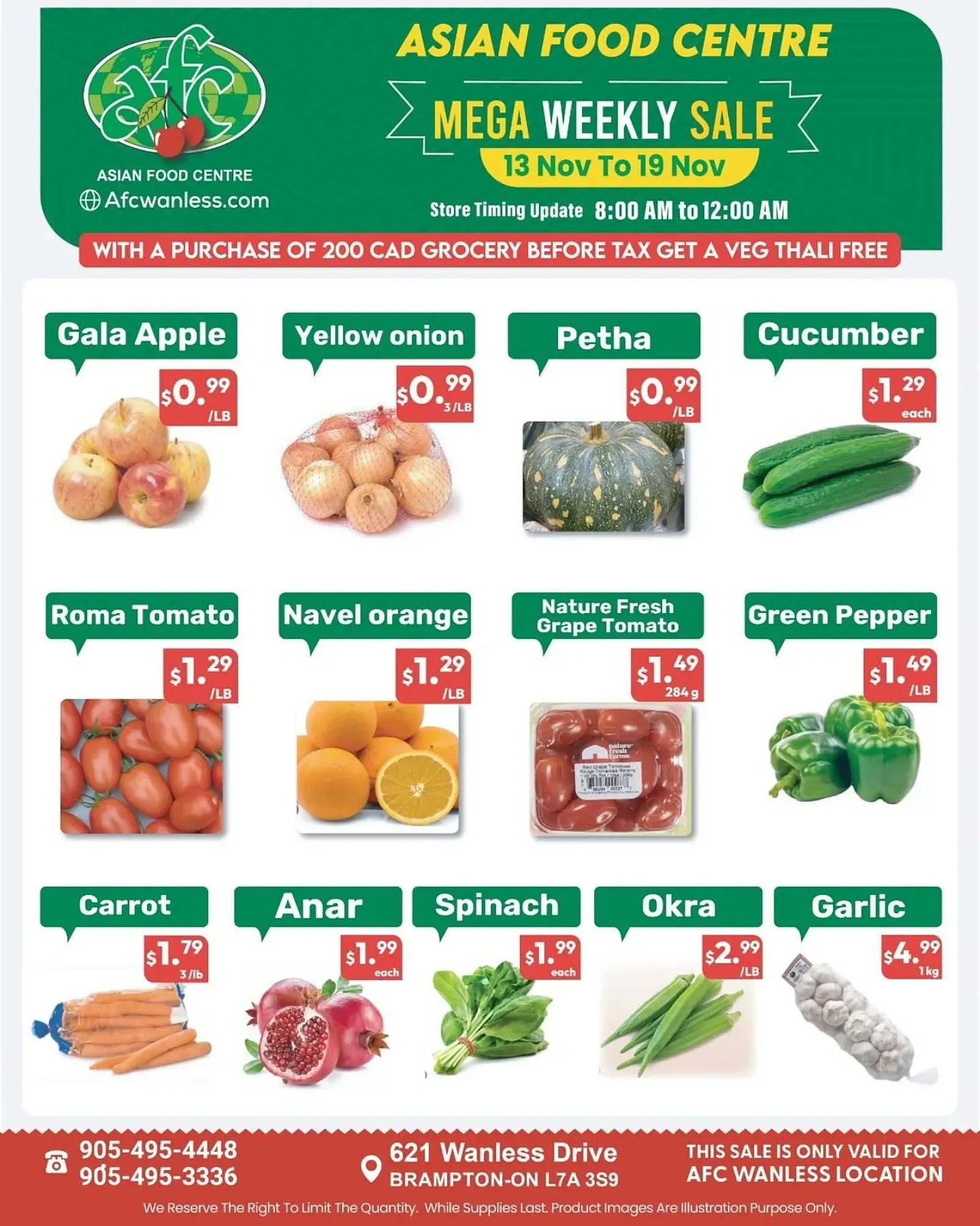 Asian Food Centre flyer from November 13 to November 19 2025 - flyer page 1