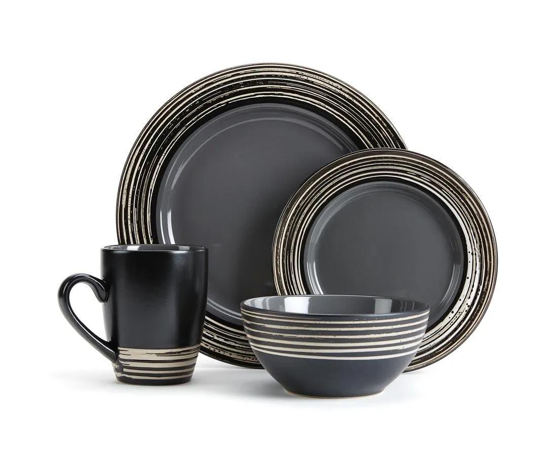 Tahiti Granite 16-Pc Style Dinnerware Set