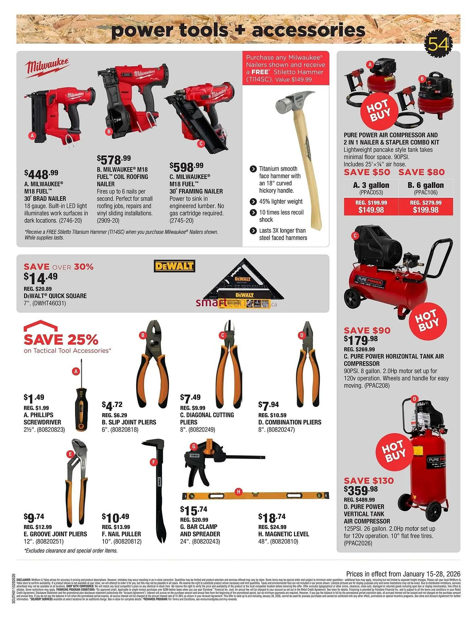 McMunn & Yates Building Supplies flyer from January 15 to January 28 2026 - flyer page 13