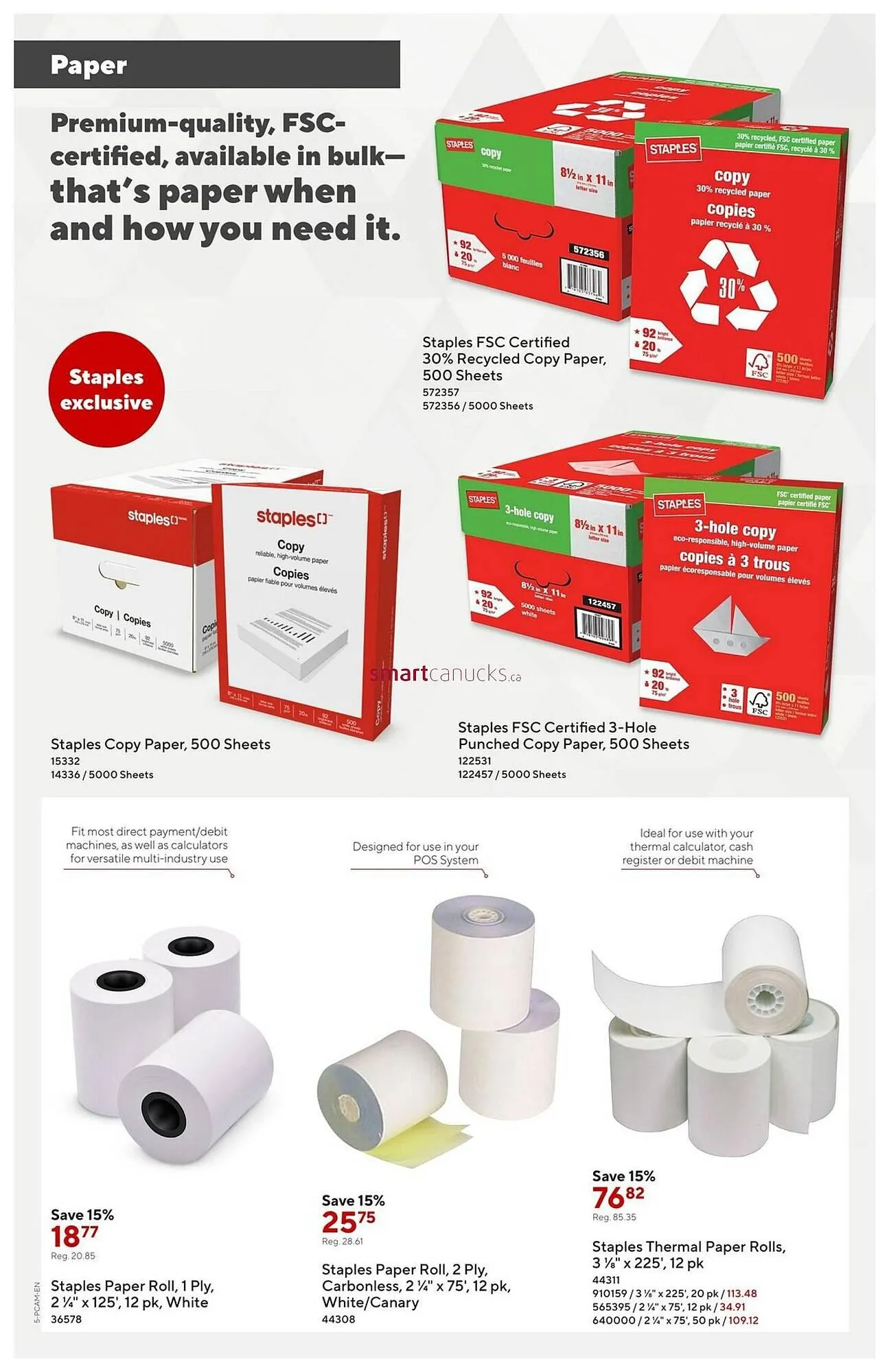 Staples flyer from February 6 to February 19 2026 - flyer page 5