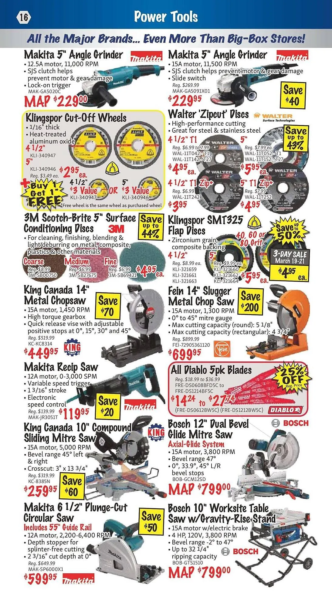 KMS Tools flyer from March 2 to March 16 2026 - flyer page 16