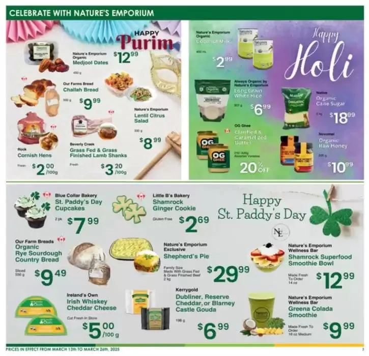 Current deals and offers from March 13 to March 26 2025 - flyer page 3
