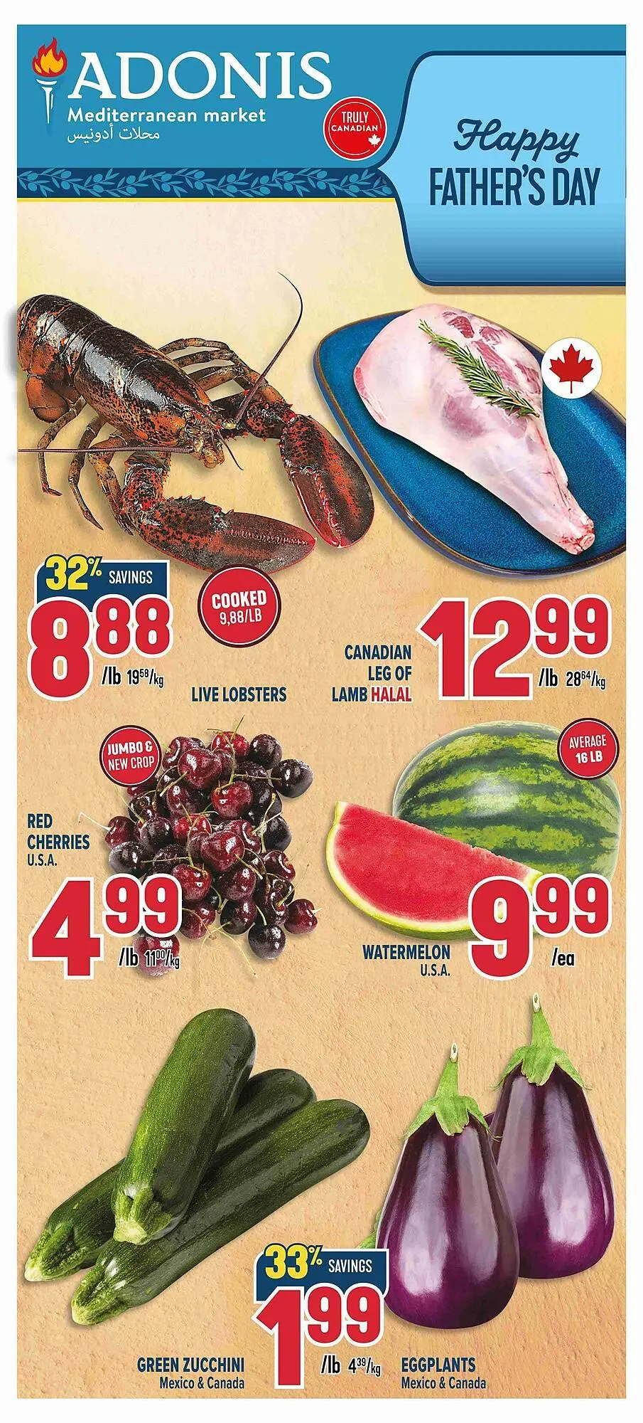 Marché Adonis flyer from June 11 to June 18 2025 - flyer page 1