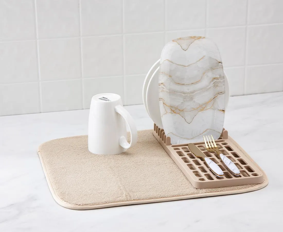 Cuisinart Drying Dish Mat, Tan