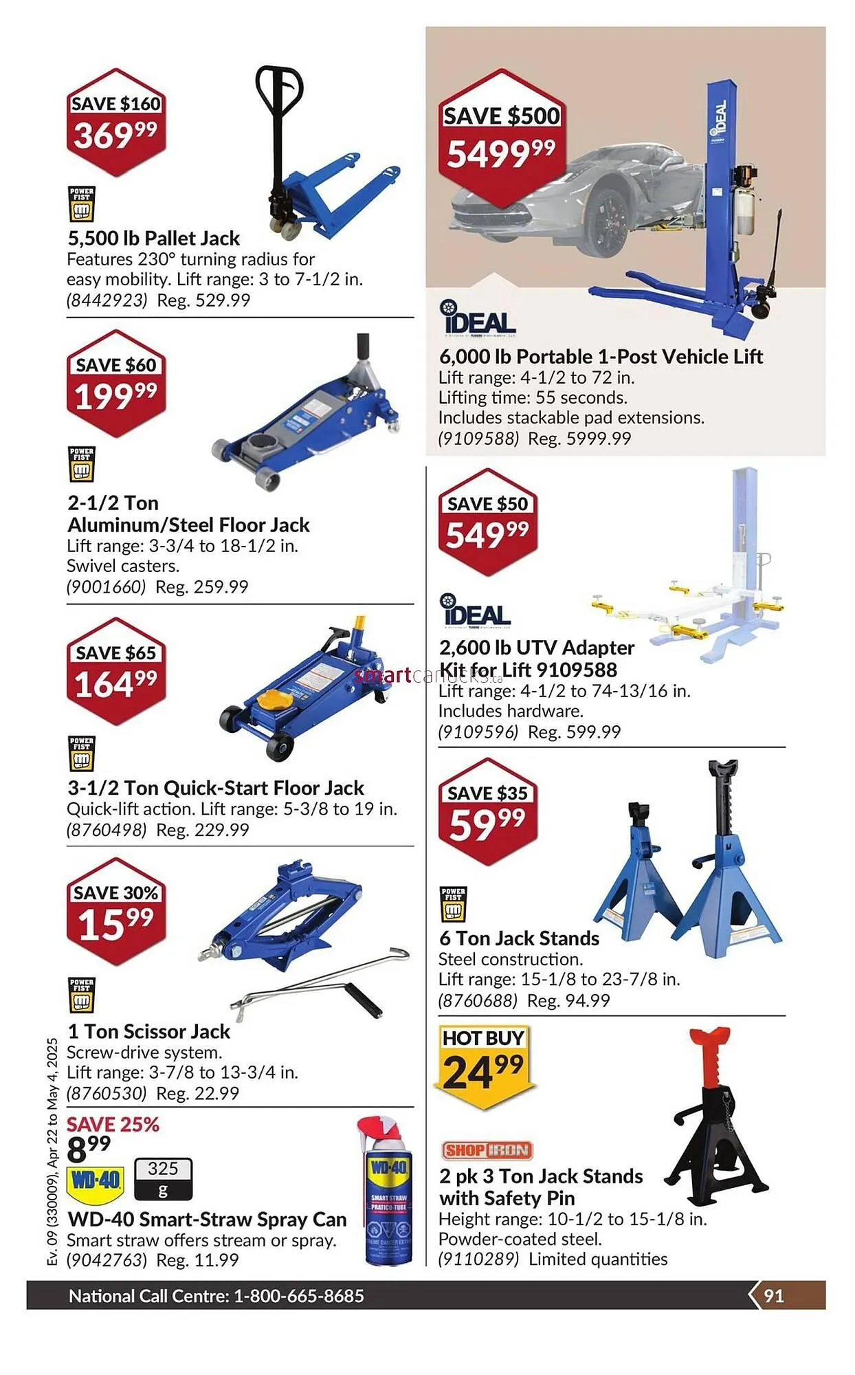 Princess Auto flyer from April 18 to April 24 2025 - flyer page 96