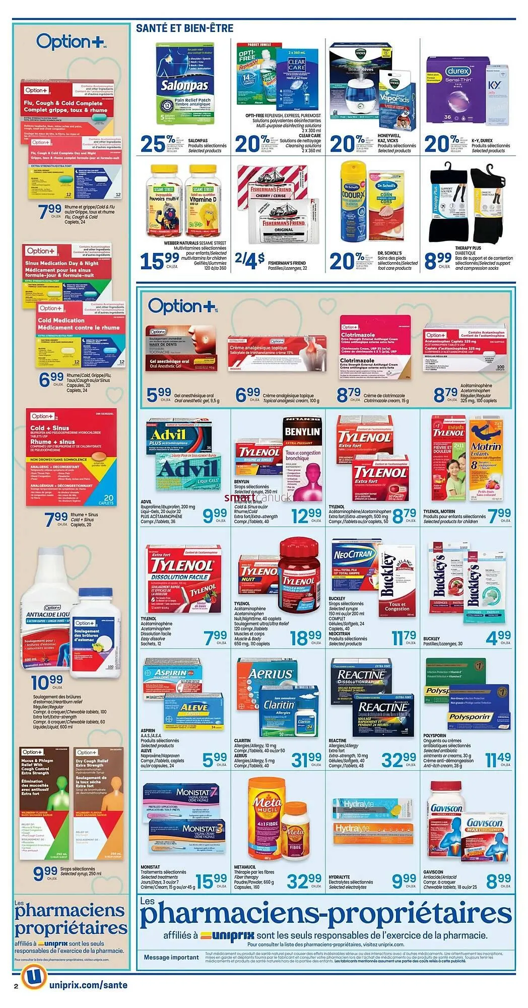 Uniprix flyer from January 8 to January 14 2026 - flyer page 3