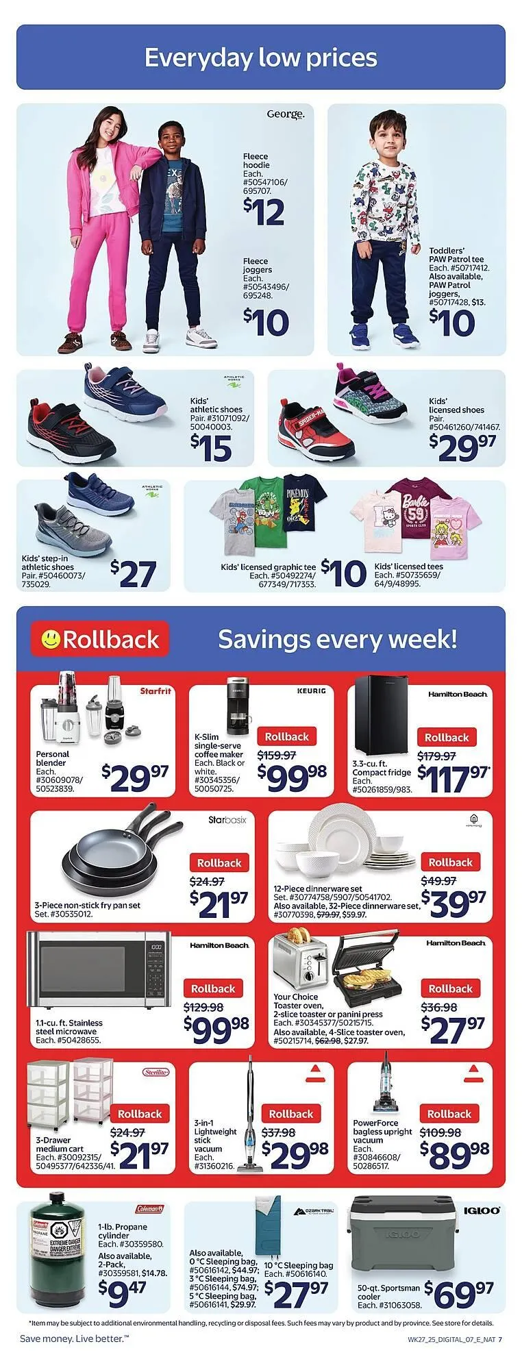 Walmart flyer from August 1 to August 8 2025 - flyer page 10