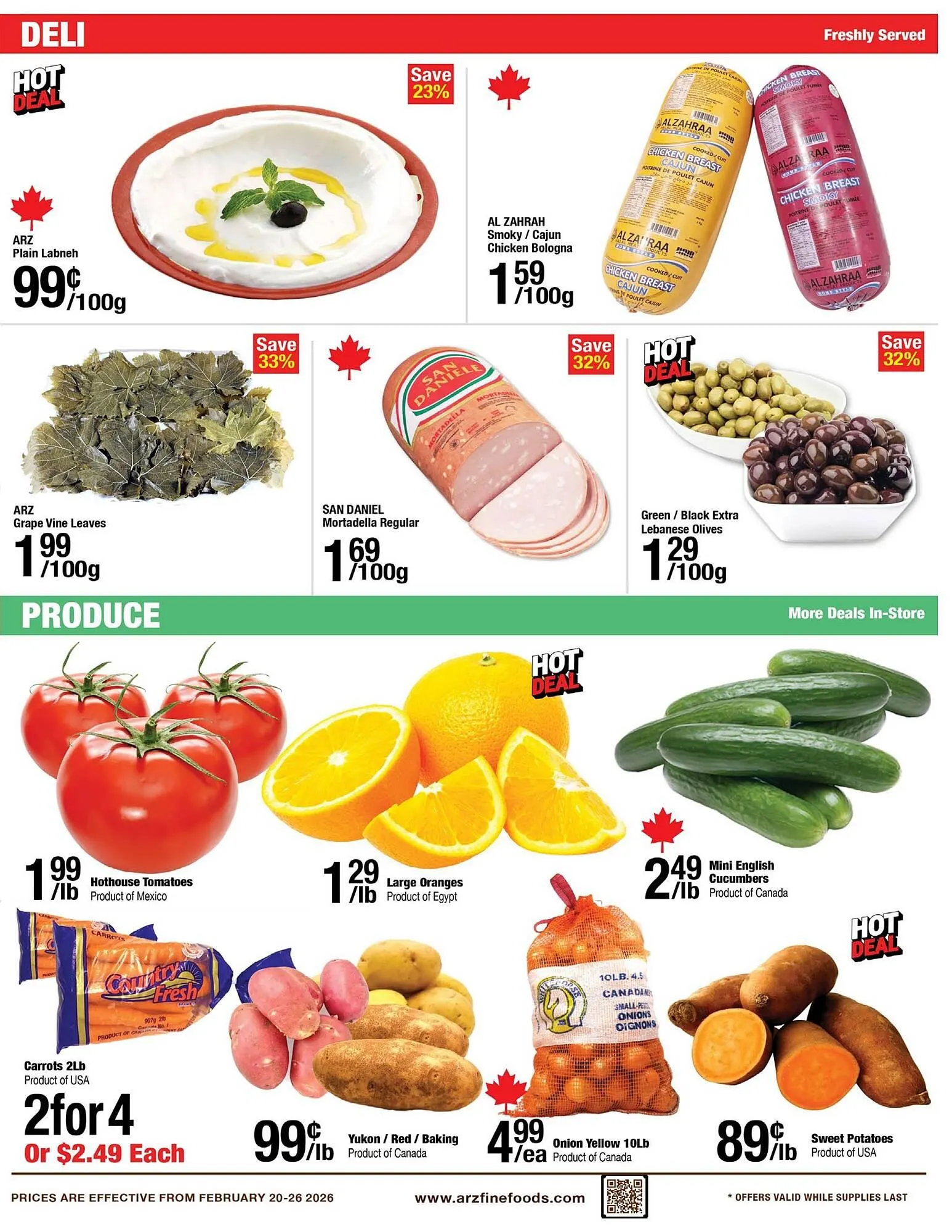 Arz Fine Foods flyer from February 20 to February 26 2026 - flyer page 7