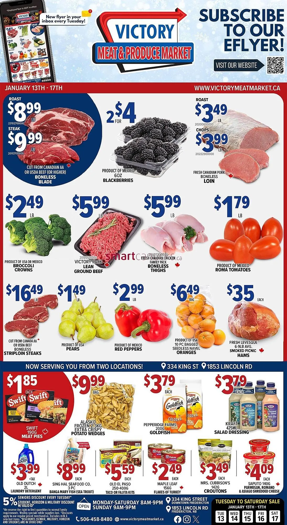 Victory Meat Market flyer from January 13 to January 17 2026 - flyer page 1