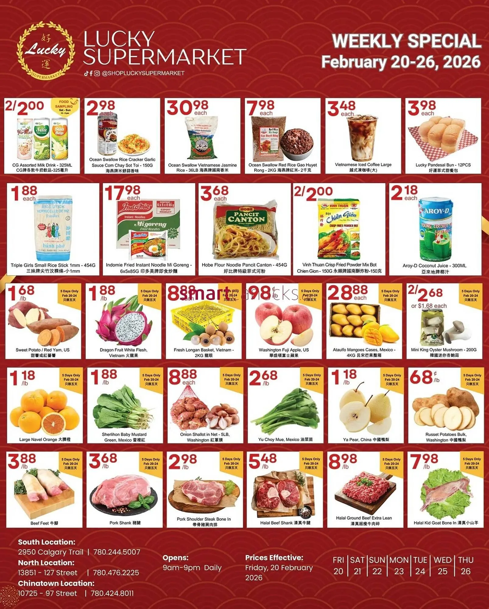 Lucky Supermarket flyer from February 20 to February 26 2026 - flyer page 1