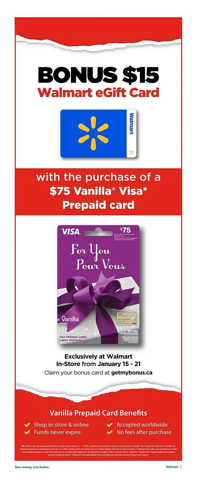 Walmart flyer from January 15 to January 21 2026 - flyer page 15