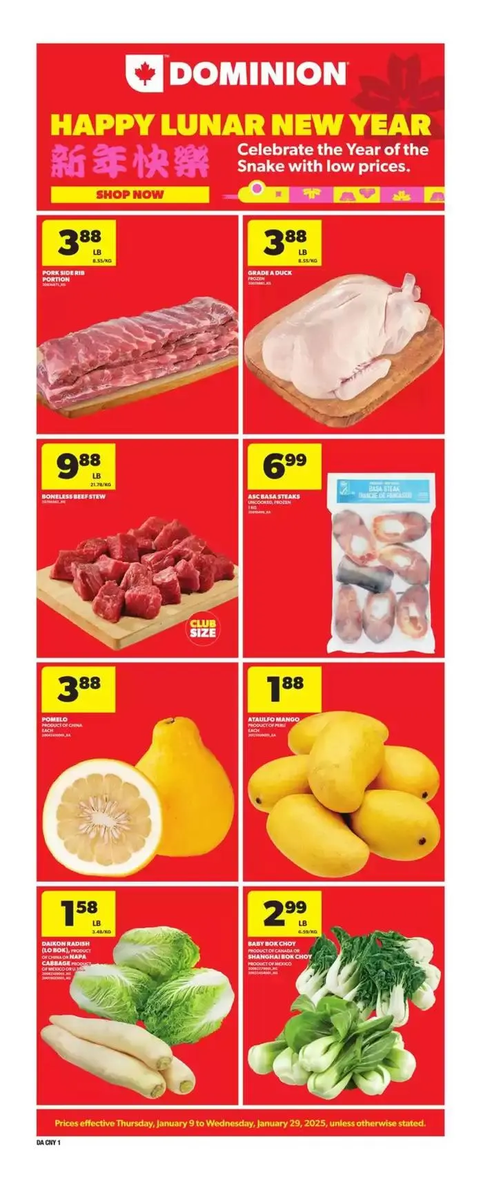 General Merchandise from January 9 to January 29 2025 - flyer page 1