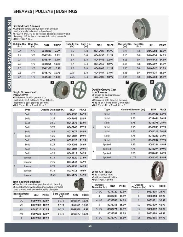 OUTDOOR POWER EQUIPMENT from April 23 to April 22 2025 - flyer page 58