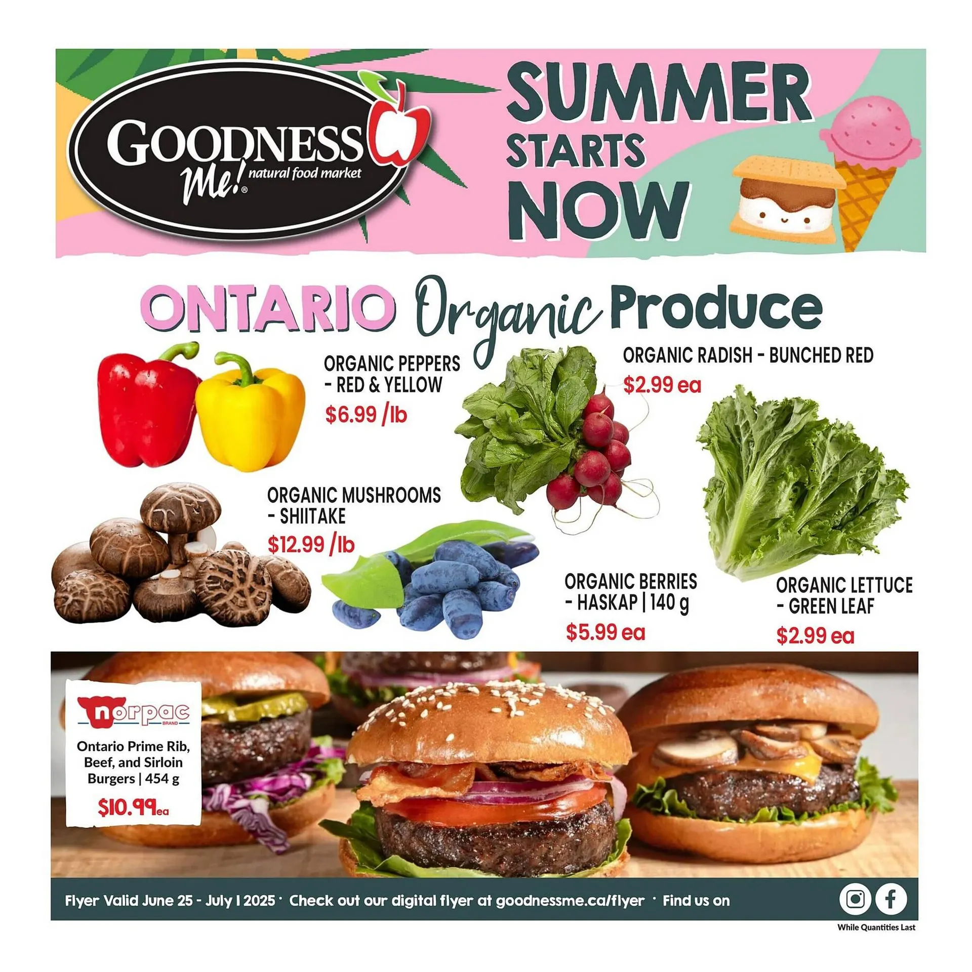 Goodness Me flyer - 1