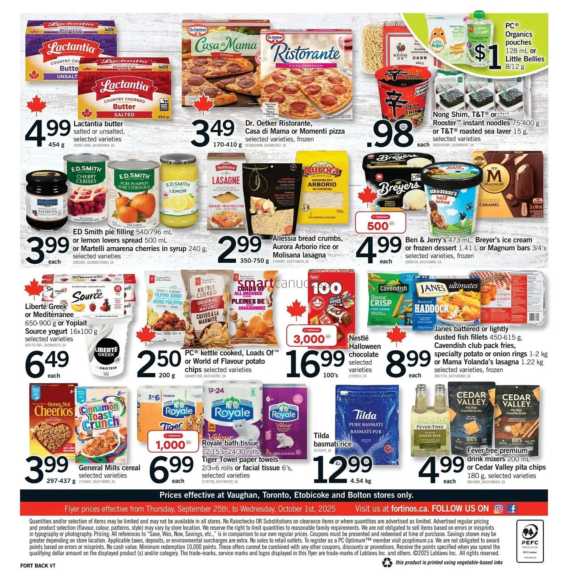 Fortinos flyer from September 25 to October 1 2025 - flyer page 2
