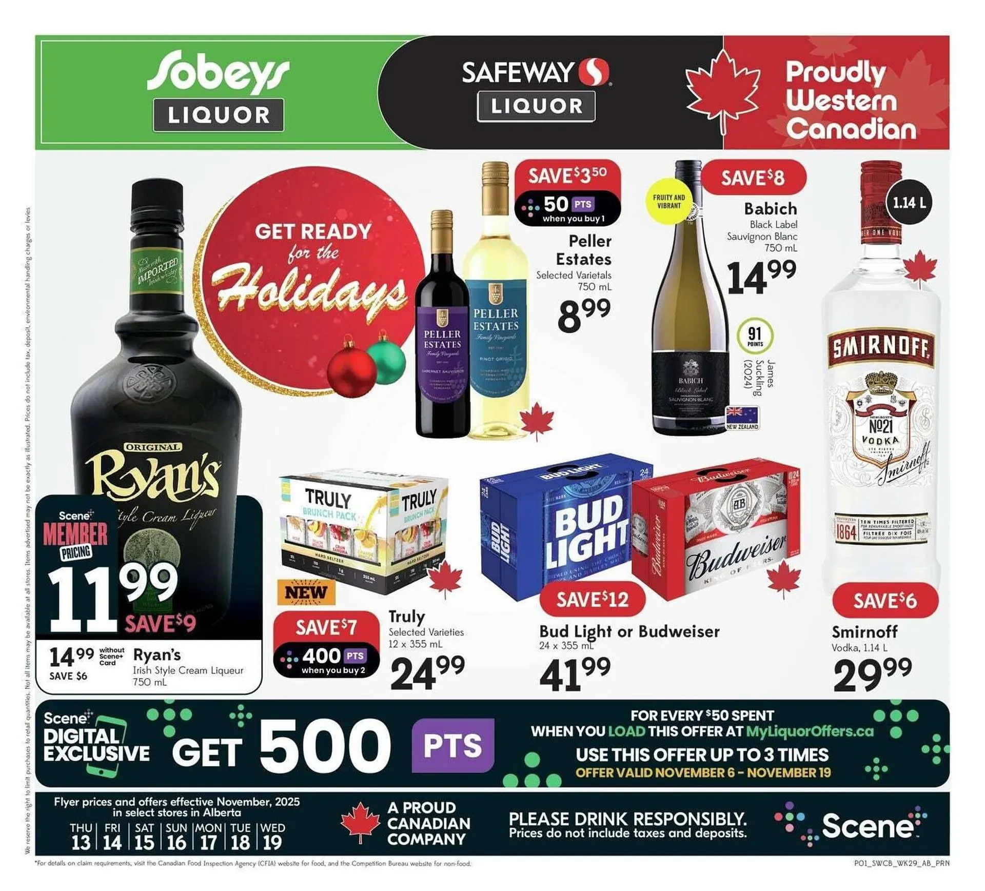 Safeway flyer from November 13 to November 27 2025 - flyer page 1