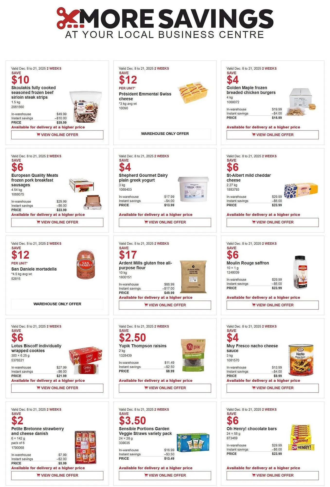 Costco flyer from December 8 to December 22 2025 - flyer page 1