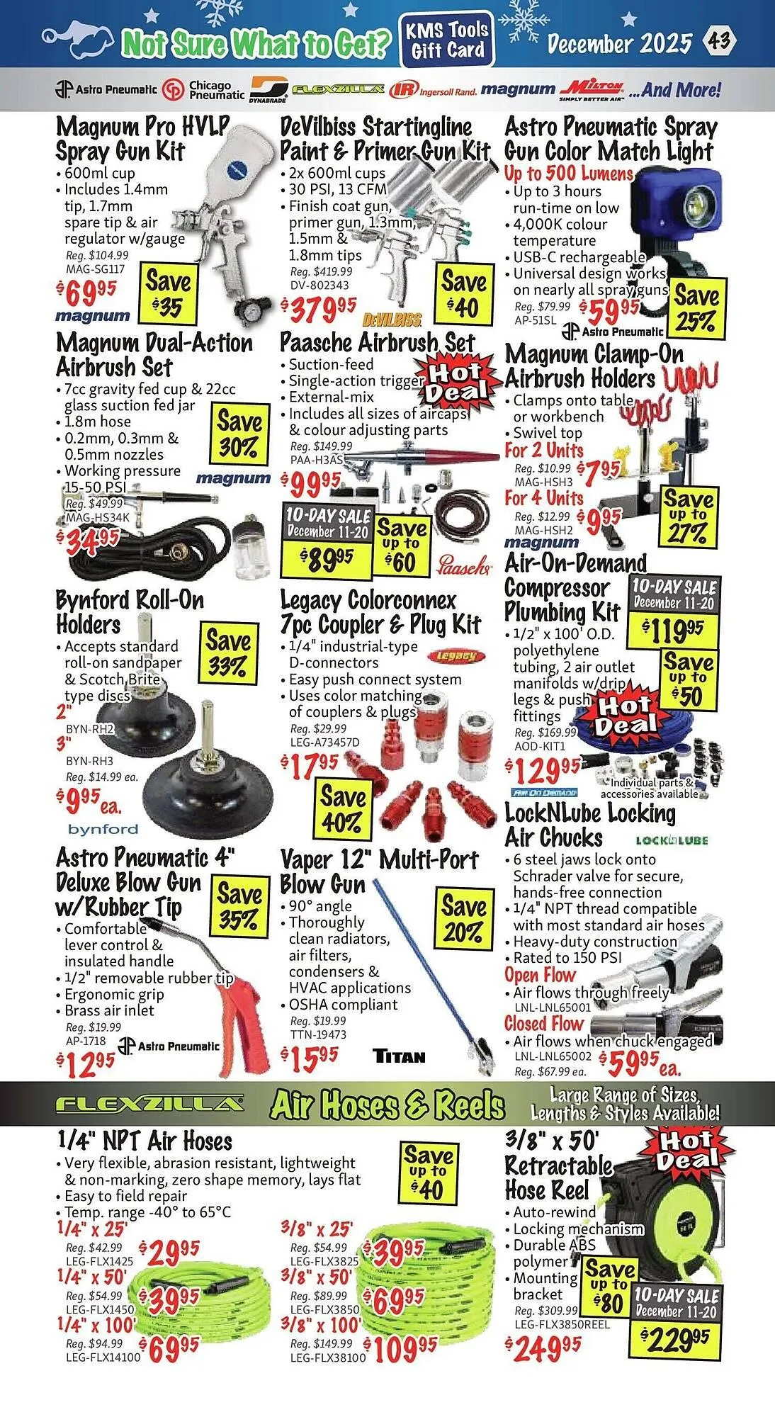 KMS Tools flyer from December 1 to January 1 2026 - flyer page 43