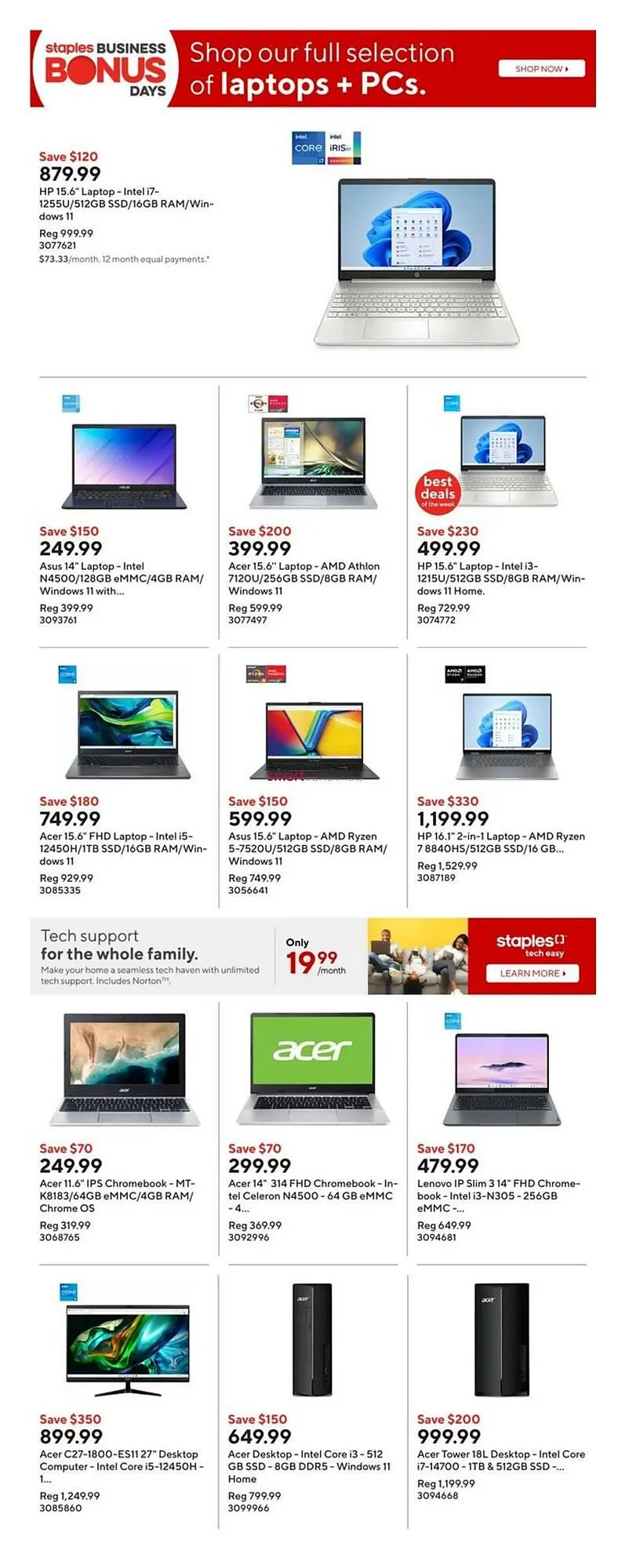 Staples flyer from January 17 to January 23 2025 - flyer page 8