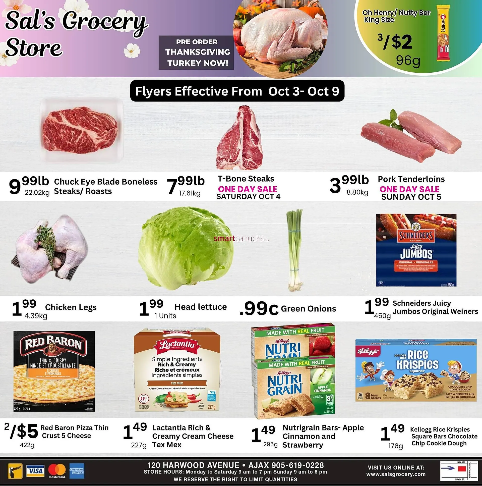 Sal's Grocery flyer from October 3 to October 9 2025 - flyer page 1