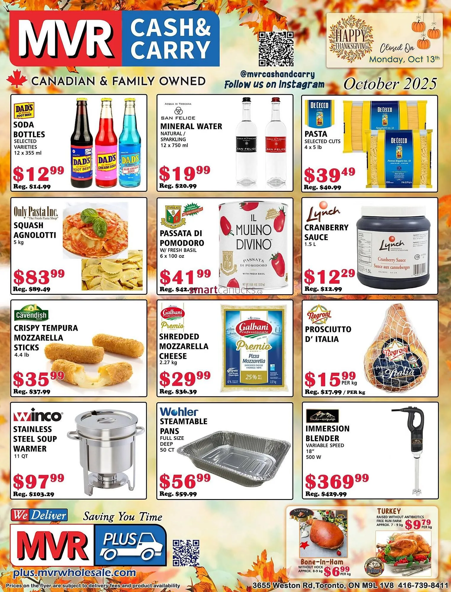 MVR Cash & Carry flyer from October 1 to October 31 2025 - flyer page 1