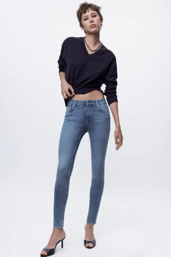 JEANS SKINNY A VITA MEDIA CONTOUR