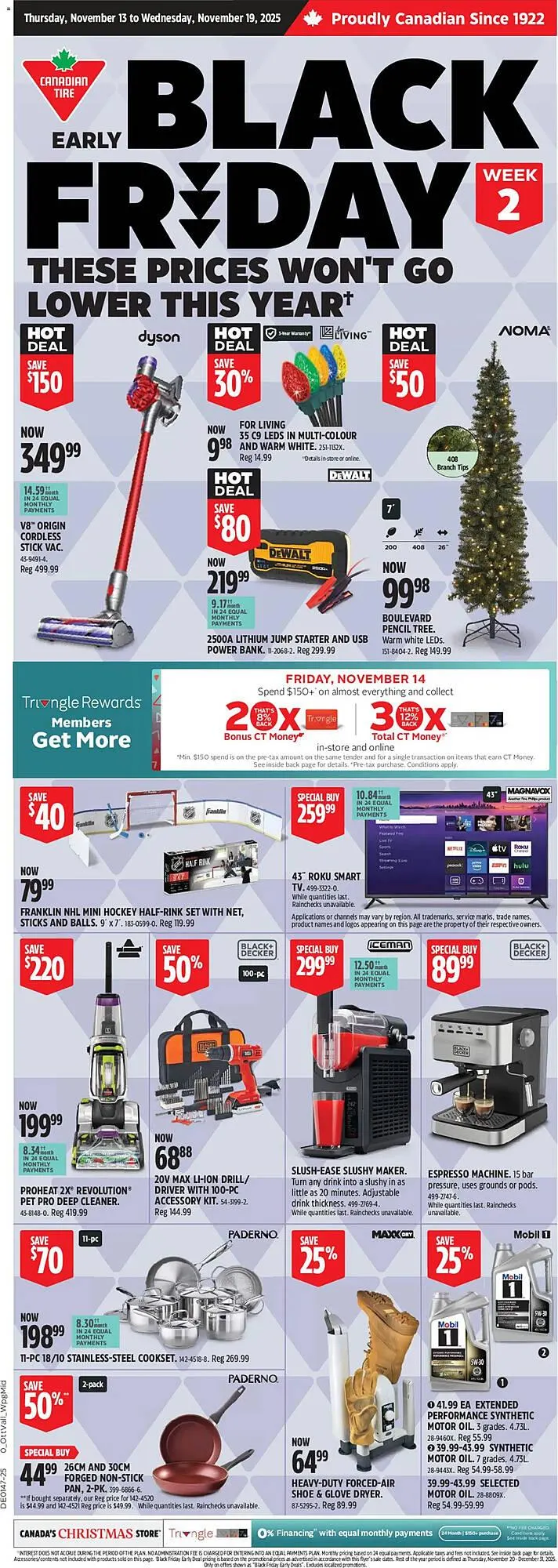 Canadian Tire flyer from November 13 to November 19 2025 - flyer page 1