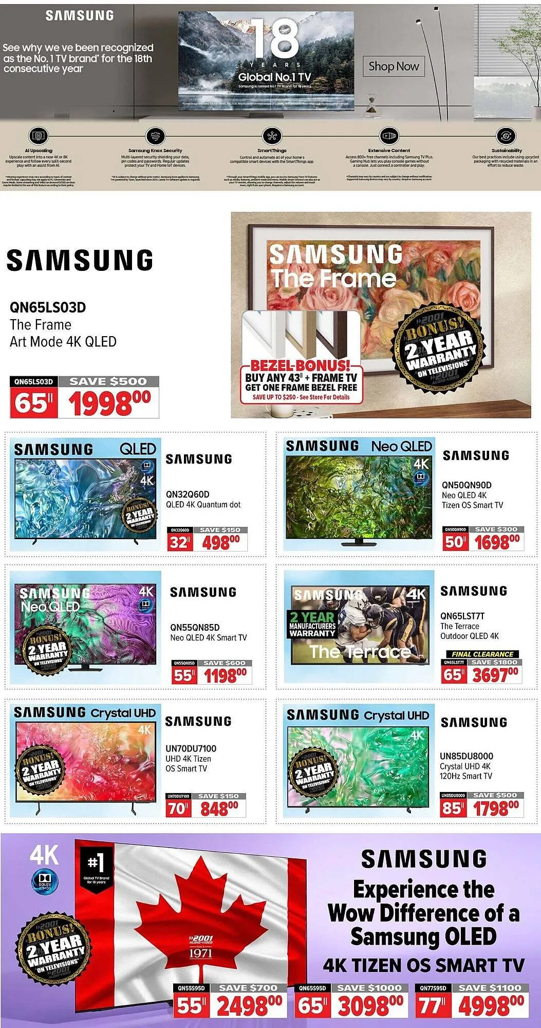 2001 Audio Video flyer from March 21 to March 28 2025 - flyer page 3