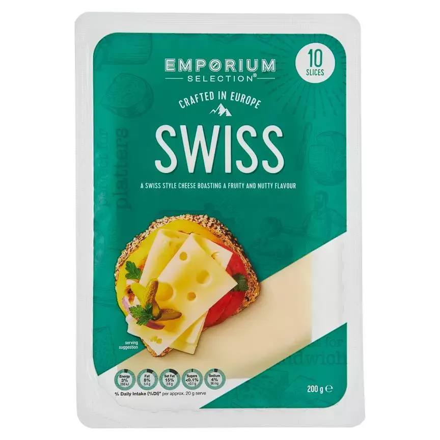 Swiss Cheese Slices 200g