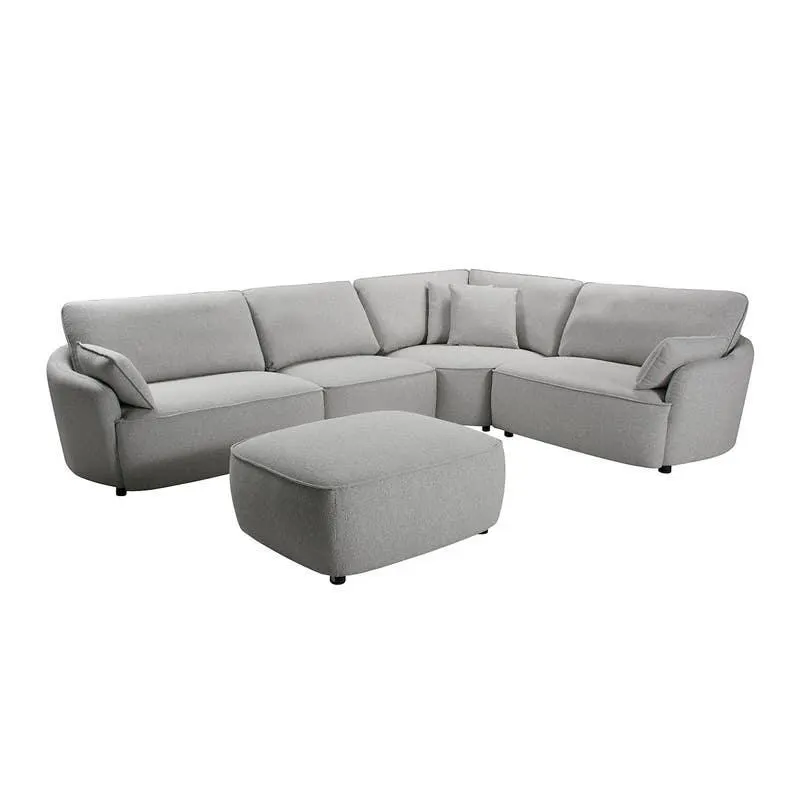 Sectionnel modulaire avec ottoman - 5 mcx