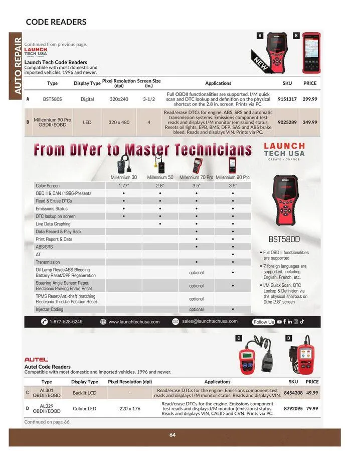 Auto Repair Catalogue from April 23 to April 22 2025 - flyer page 64