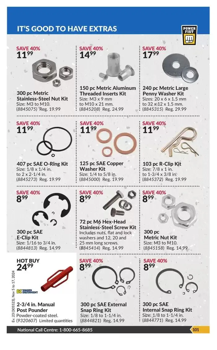 National Sale from November 5 to November 17 2024 - flyer page 105