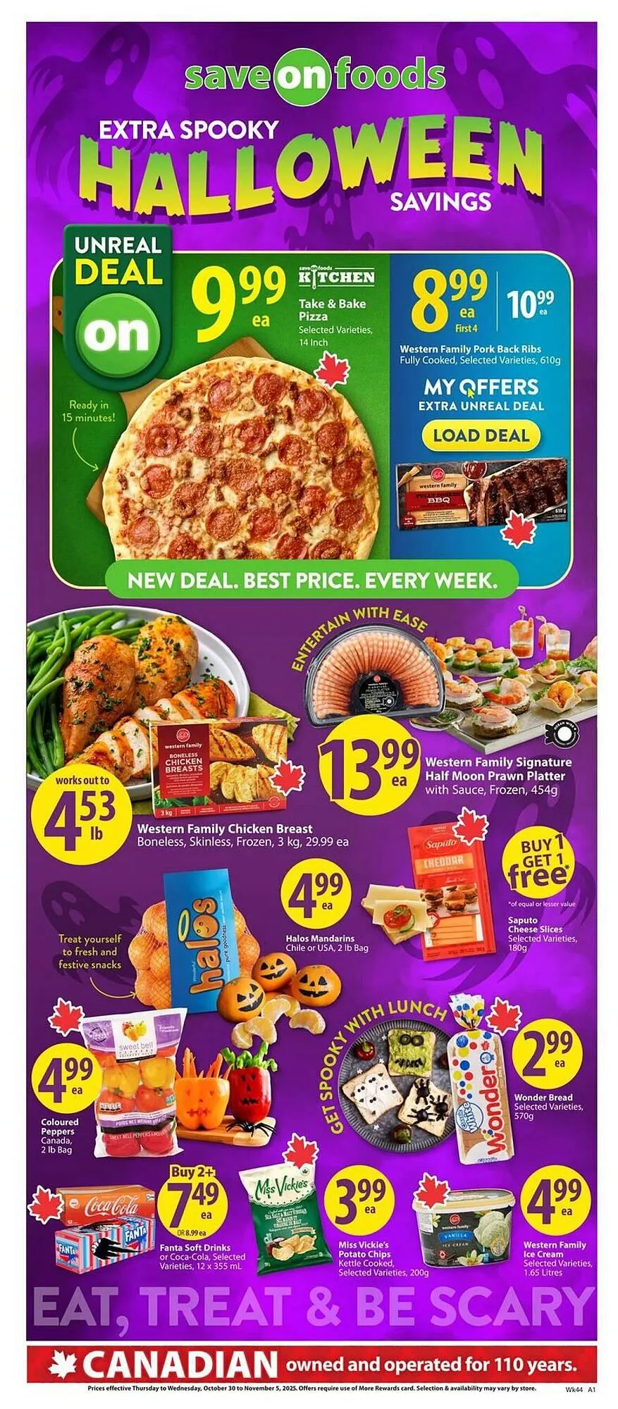 Save on Foods flyer from October 31 to November 20 2025 - flyer page 1