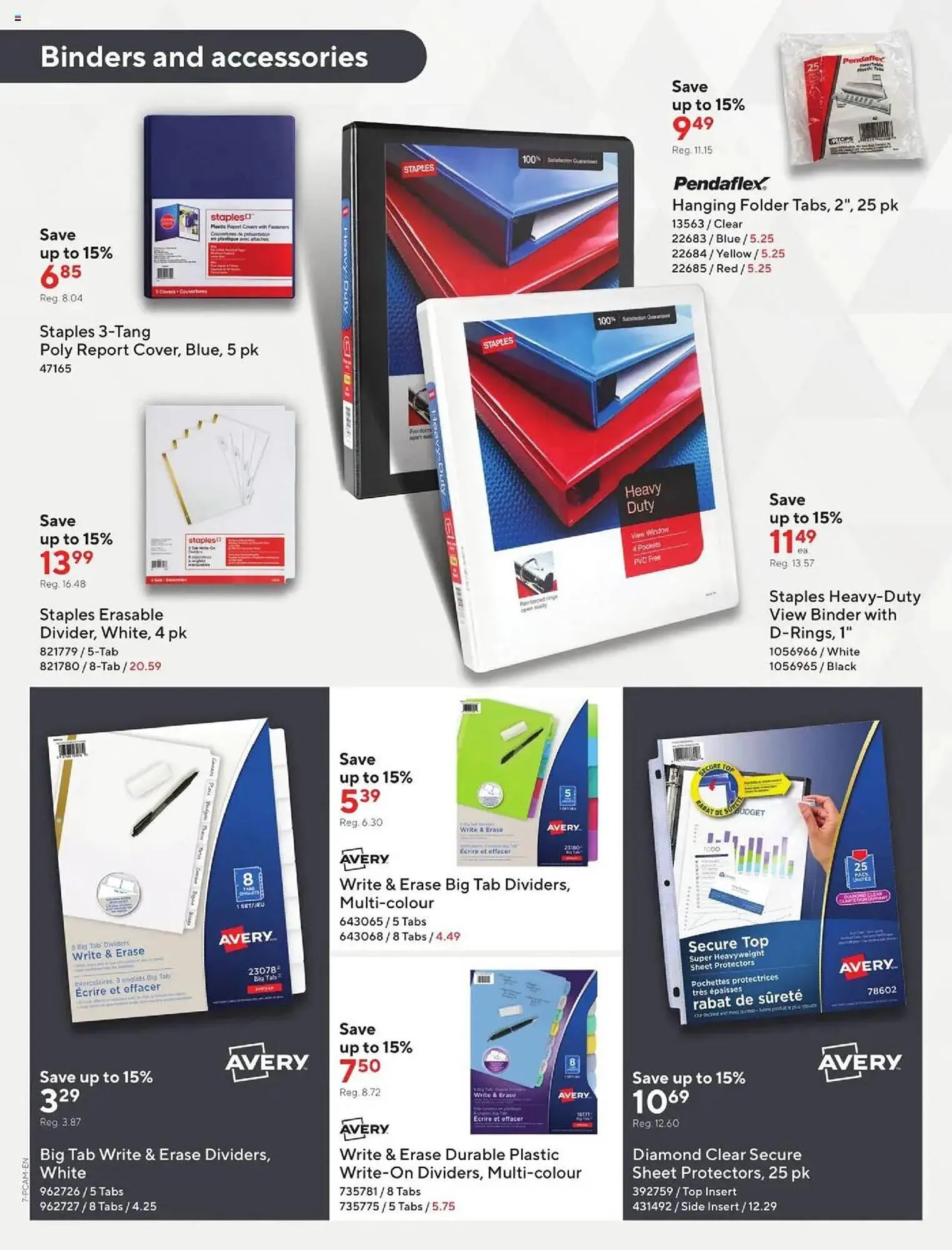 Staples flyer from October 3 to October 16 2025 - flyer page 7