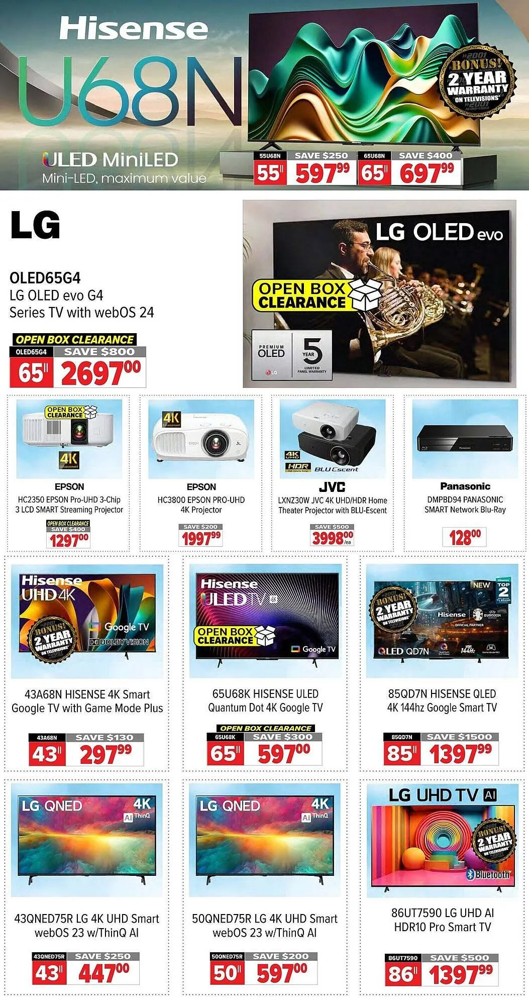 2001 Audio Video flyer from June 13 to June 19 2025 - flyer page 2