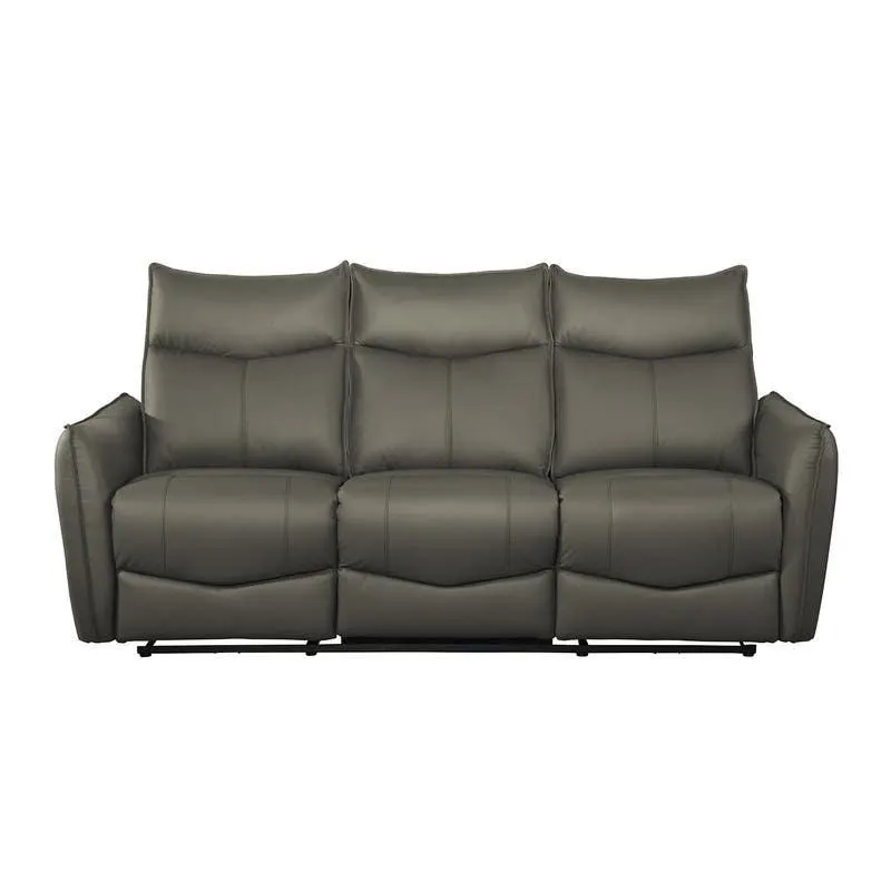 Sofa électrique inclinable en cuir véritable