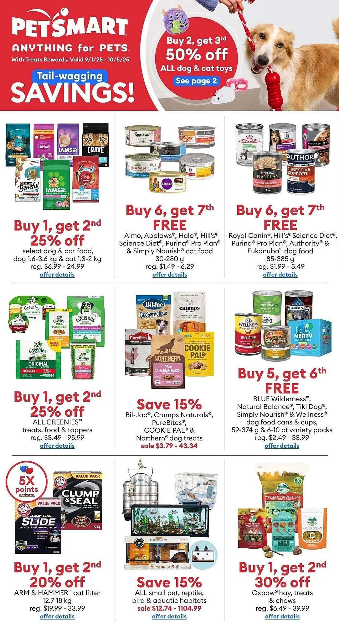 Petsmart flyer from September 1 to September 15 2025 - flyer page 1