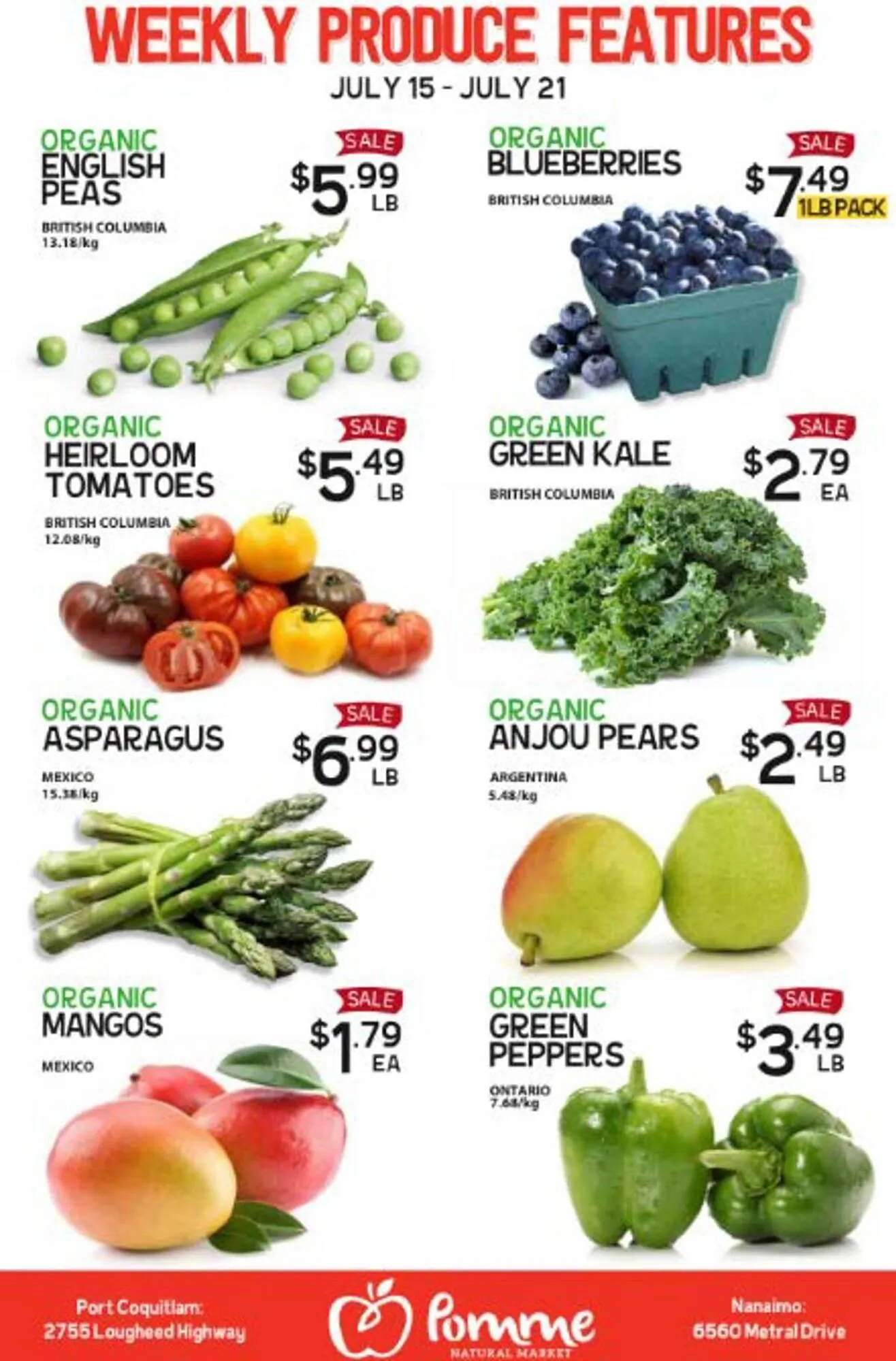 Pomme Natural Market flyer - 1